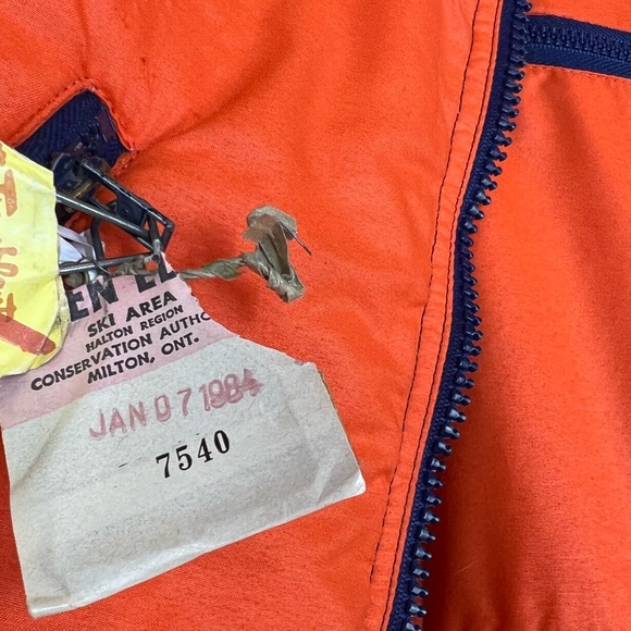 Orange Vintage Kway 80s Ski Suit - Picture 6 of 6